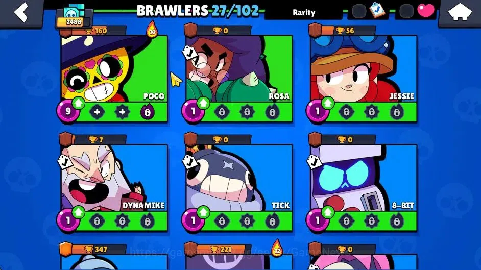 Brawl Stars Accounts 2488 Trophy|7,8K Bling|27 Brawlers 4 Max Lvl [Shel image 8