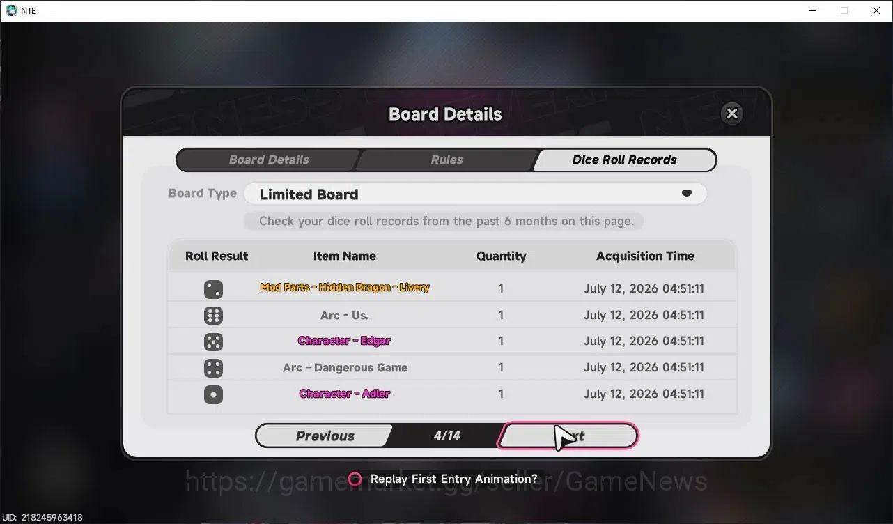 Neverness to Everness Accounts GLOBAL SEA|HL 3|3 S-Class 1 Limited [Shinku A1],(Daffodill,Jiuyuan)+Sign|+1 10