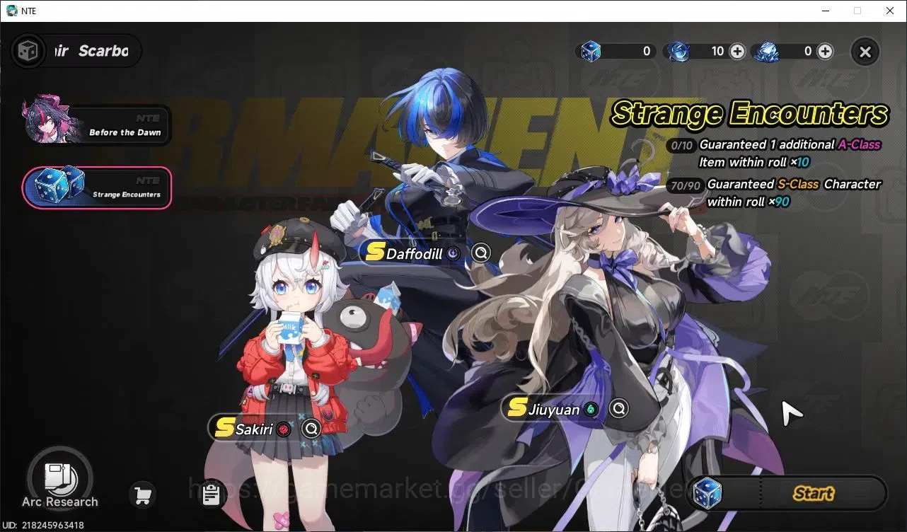 Neverness to Everness Accounts GLOBAL SEA|HL 3|3 S-Class 1 Limited [Shinku A1],(Daffodill,Jiuyuan)+Sign|+1 11