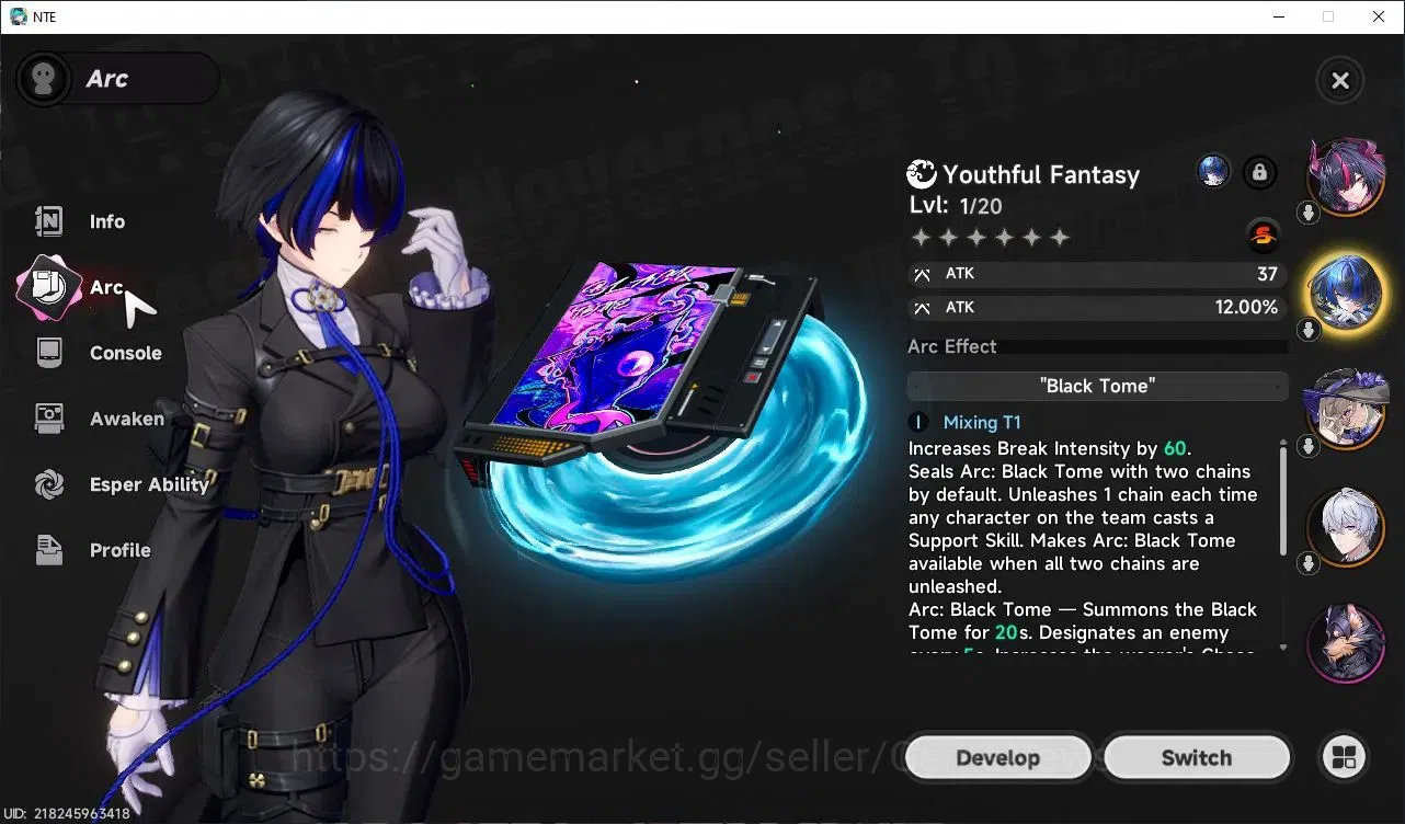 Neverness to Everness Accounts GLOBAL SEA|HL 3|3 S-Class 1 Limited [Shinku A1],(Daffodill,Jiuyuan)+Sign|+1 5