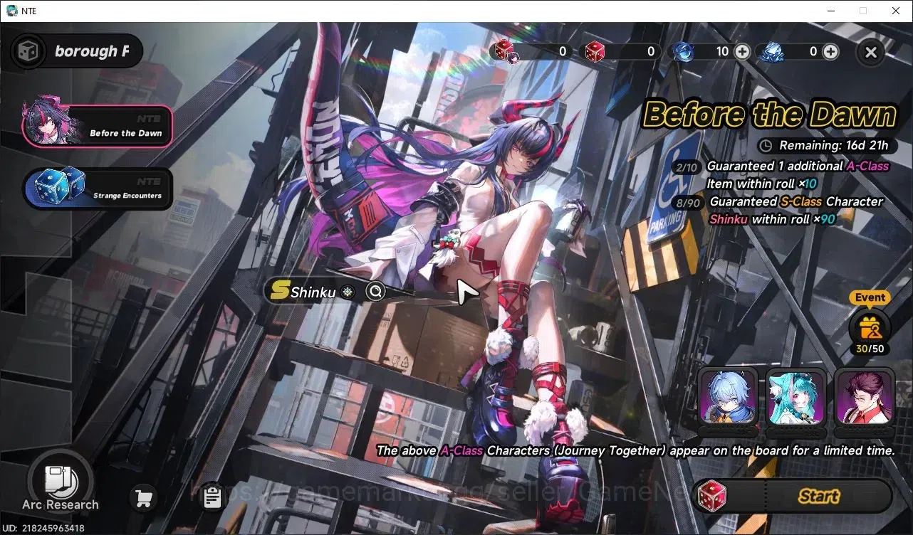 Neverness to Everness Accounts GLOBAL SEA|HL 3|3 S-Class 1 Limited [Shinku A1],(Daffodill,Jiuyuan)+Sign|+1 9