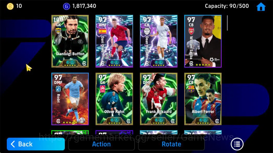 eFootball Accounts Mobile|GK Spirit Roar(Buffon,Oliver Khan),Phenom P image 15