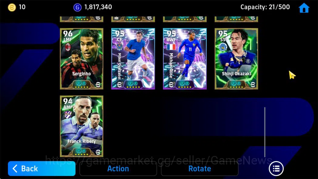 eFootball Accounts Mobile|GK Spirit Roar(Buffon,Oliver Khan),Phenom P image 6