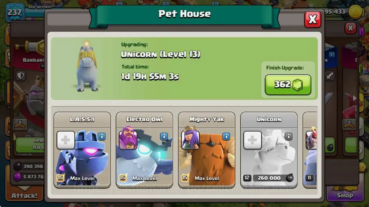 Clash of Clans Accounts Global | TH 18|BH 10|2 Gold Skins|LVL 237|HH 11|BK image 10