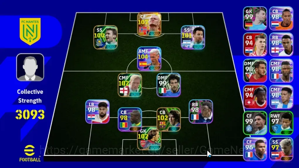 eFootball Accounts Legends & Iconic Players Android|Big Time Erling Haaland '26|Epic Carles Puyol,Paul Scholes,David 1