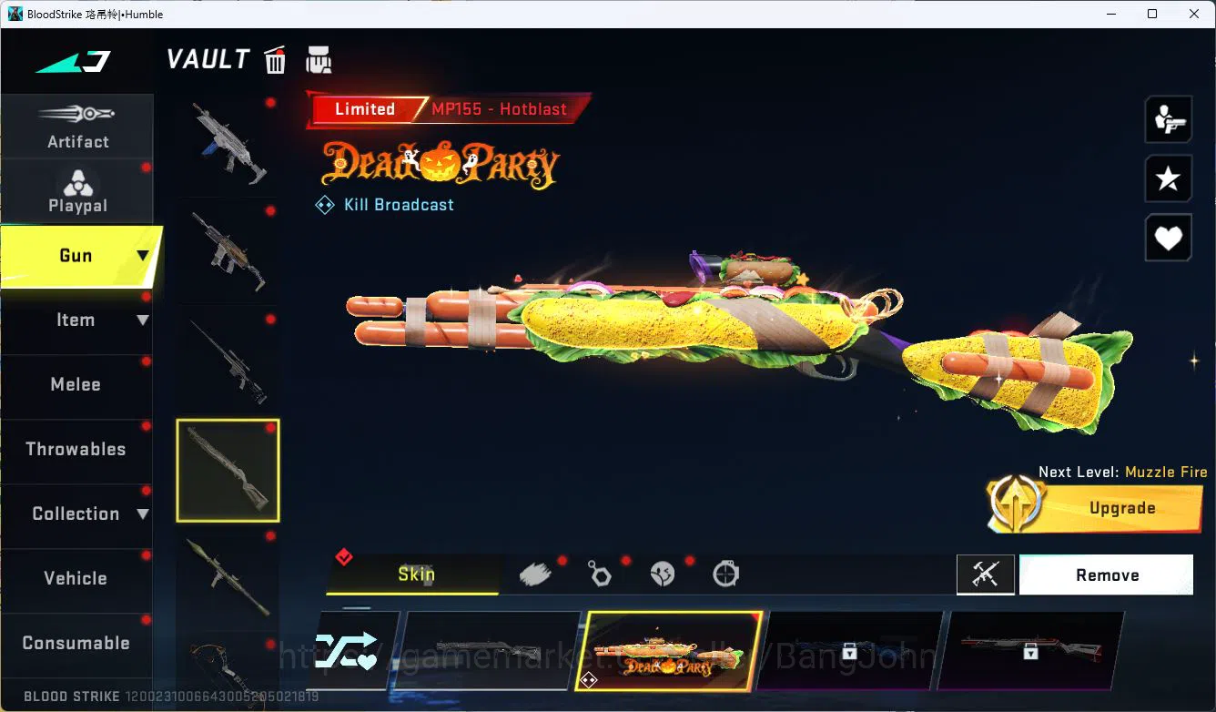 Blood Strike Accounts ASIA|ETERNAL=ZERO,MP5(LVL3)|COLAB=MCX,SCAR|LIMITED image 14