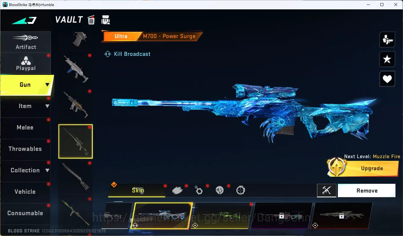 Blood Strike Accounts ASIA|ETERNAL=ZERO,MP5(LVL3)|COLAB=MCX,SCAR|LIMITED image 15