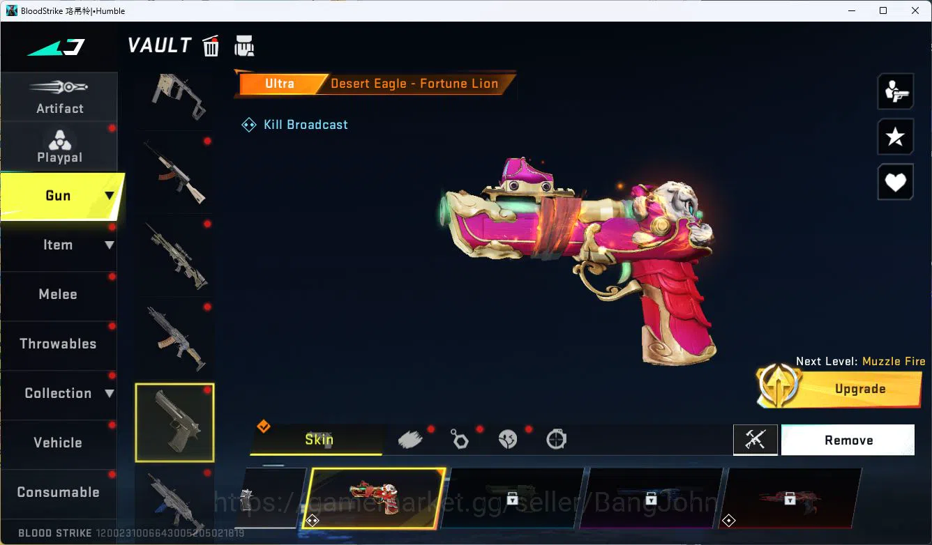 Blood Strike Accounts ASIA|ETERNAL=ZERO,MP5(LVL3)|COLAB=MCX,SCAR|LIMITED image 16