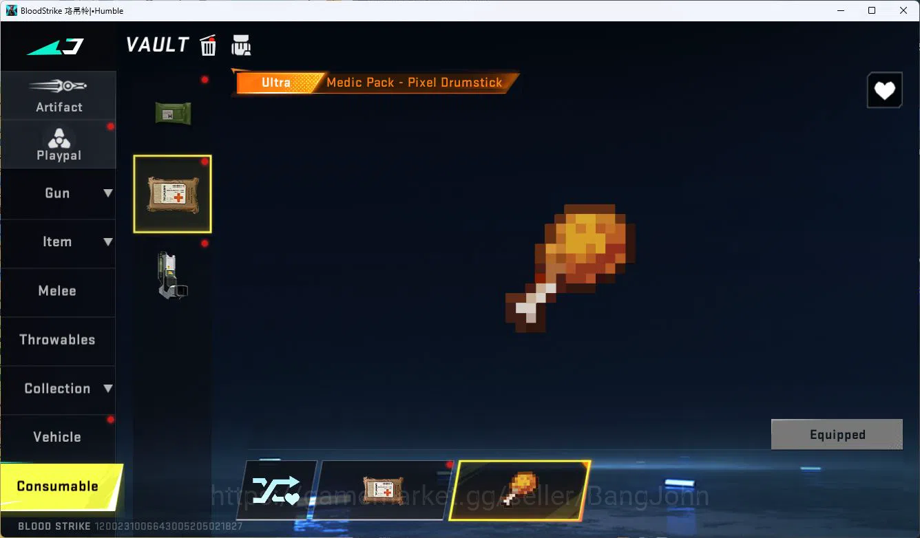 Blood Strike Accounts ASIA|ETERNAL=ZERO,MP5(LVL3)|COLAB=MCX,SCAR|LIMITED image 3
