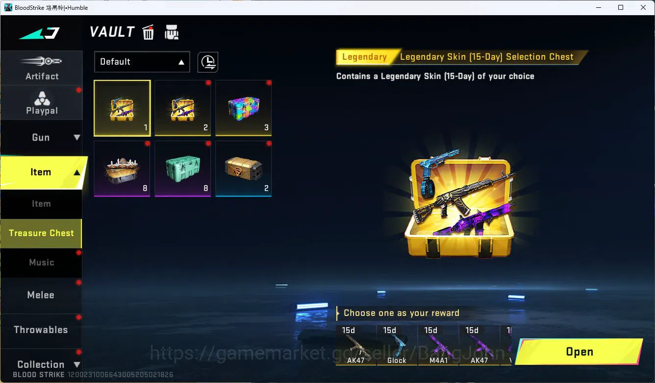 Blood Strike Accounts ASIA|ETERNAL=ZERO,MP5(LVL3)|COLAB=MCX,SCAR|LIMITED image 7