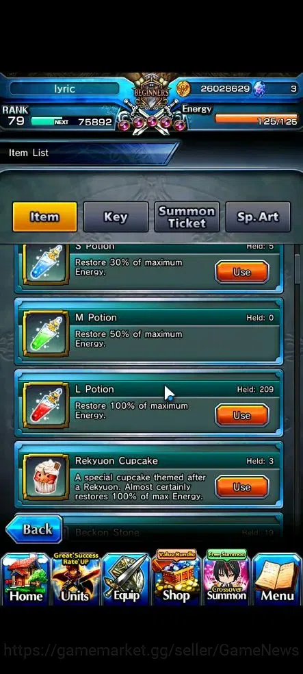 Grand Summoners Accounts Global|Rank 79|18 Ascend+10 TW|[Inumuta,Sayaka,S M image 2