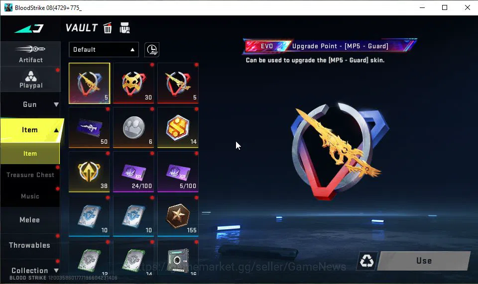 Blood Strike Accounts ASIA|12 ULTRA[UMP45,QBZ95,SCAR,DEagle,M4A1,Etc]|Co image 12