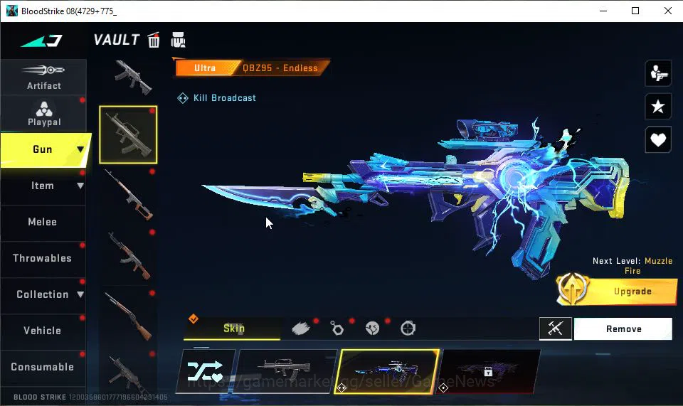 Blood Strike Accounts ASIA|12 ULTRA[UMP45,QBZ95,SCAR,DEagle,M4A1,Etc]|Co image 19