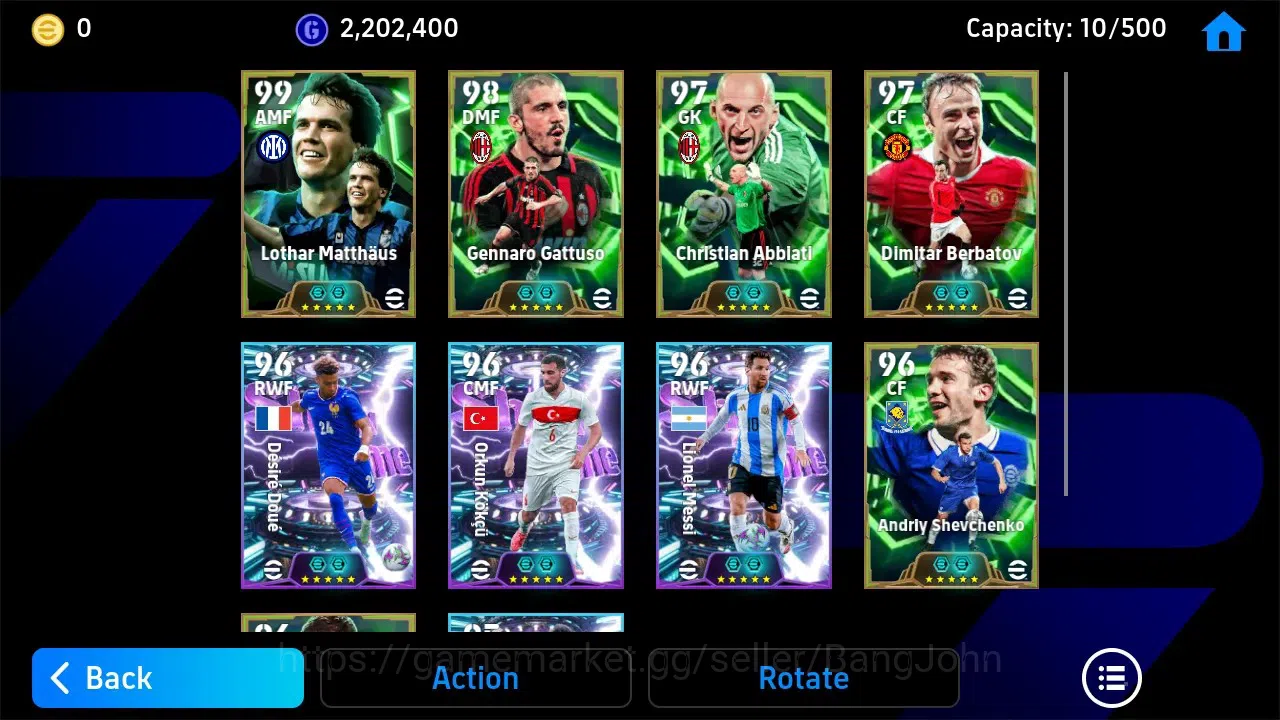 eFootball Accounts Legends & Iconic Players Android|PW 3151 | Christian Abbiati Epic,Gennaro Gattuso Epic, Lothar Matthaus 4
