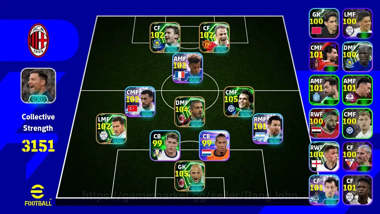 eFootball Accounts Legends & Iconic Players Android|PW 3151 | Christian Abbiati Epic,Gennaro Gattuso Epic, Lothar Matthaus 7