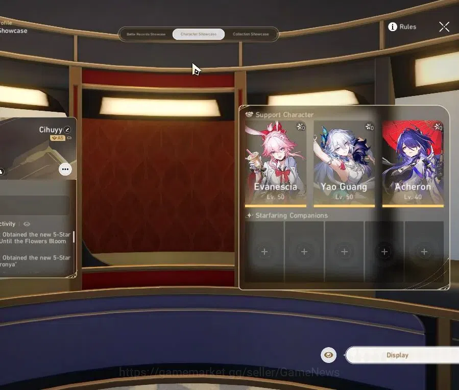 Honkai Star Rail Accounts Asia| TL 39 | 1 Golden Companion | 5 Limited| Evan image 2