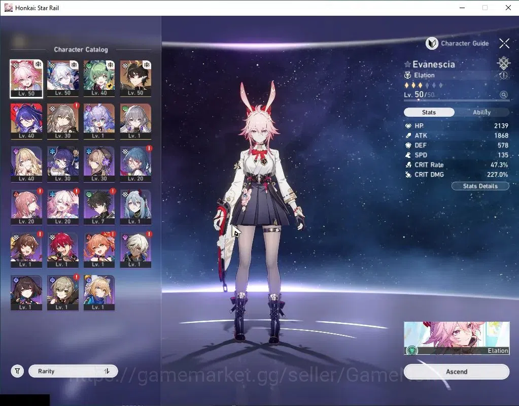 Honkai Star Rail Accounts Asia| TL 39 | 1 Golden Companion | 5 Limited| Evan image 4