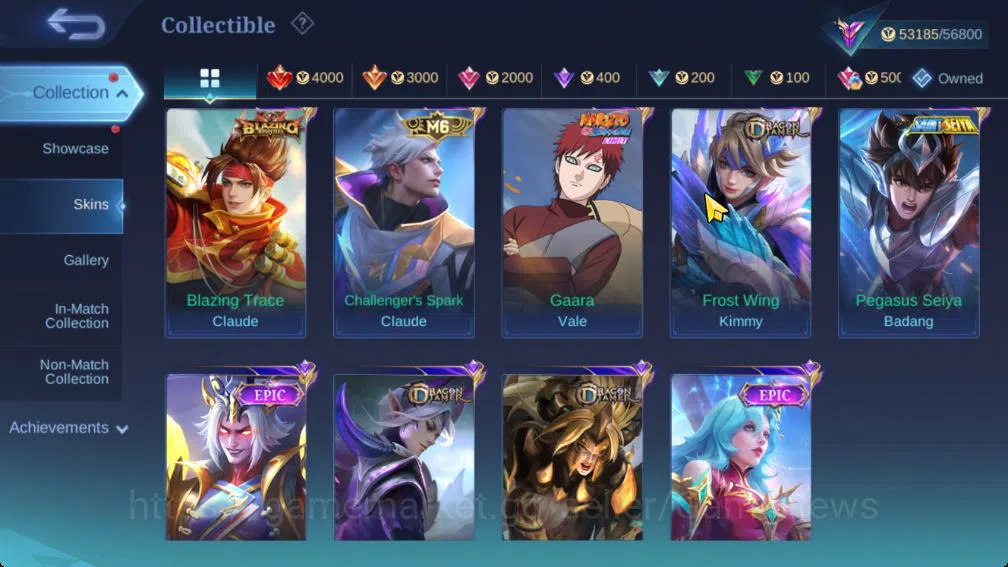 Mobile Legends: Bang Bang Accounts Hero 109|Skin 217|CC[Jawhead,Natalia],Star Lesley, image 10