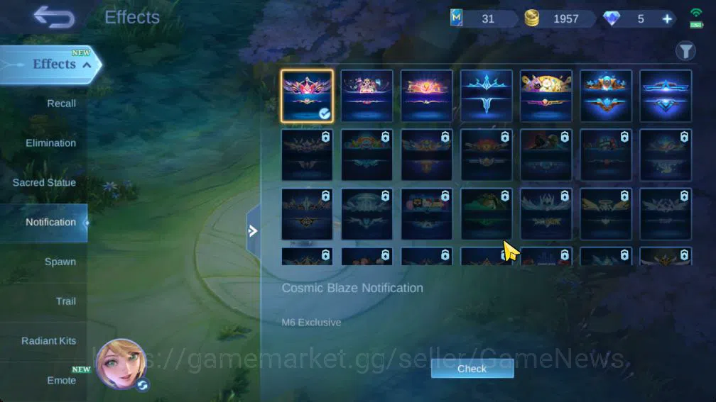 Mobile Legends: Bang Bang Accounts Hero 109|Skin 217|CC[Jawhead,Natalia],Star Lesley, image 14