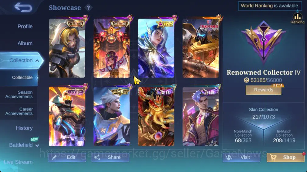 Mobile Legends: Bang Bang Accounts Hero 109|Skin 217|CC[Jawhead,Natalia],Star Lesley, image 3