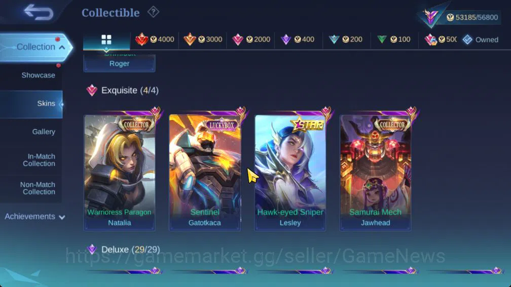 Mobile Legends: Bang Bang Accounts Hero 109|Skin 217|CC[Jawhead,Natalia],Star Lesley, image 7