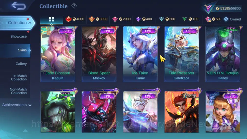 Mobile Legends: Bang Bang Accounts Hero 109|Skin 217|CC[Jawhead,Natalia],Star Lesley, image 9