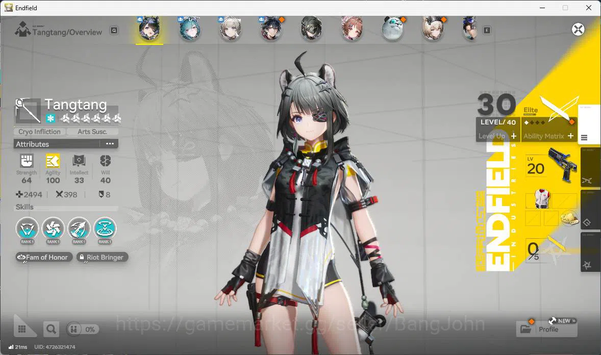 Arknights: Endfield Accounts ASIA, starter, TANGtang, Ardelia, WP 6S 2 more det image 6