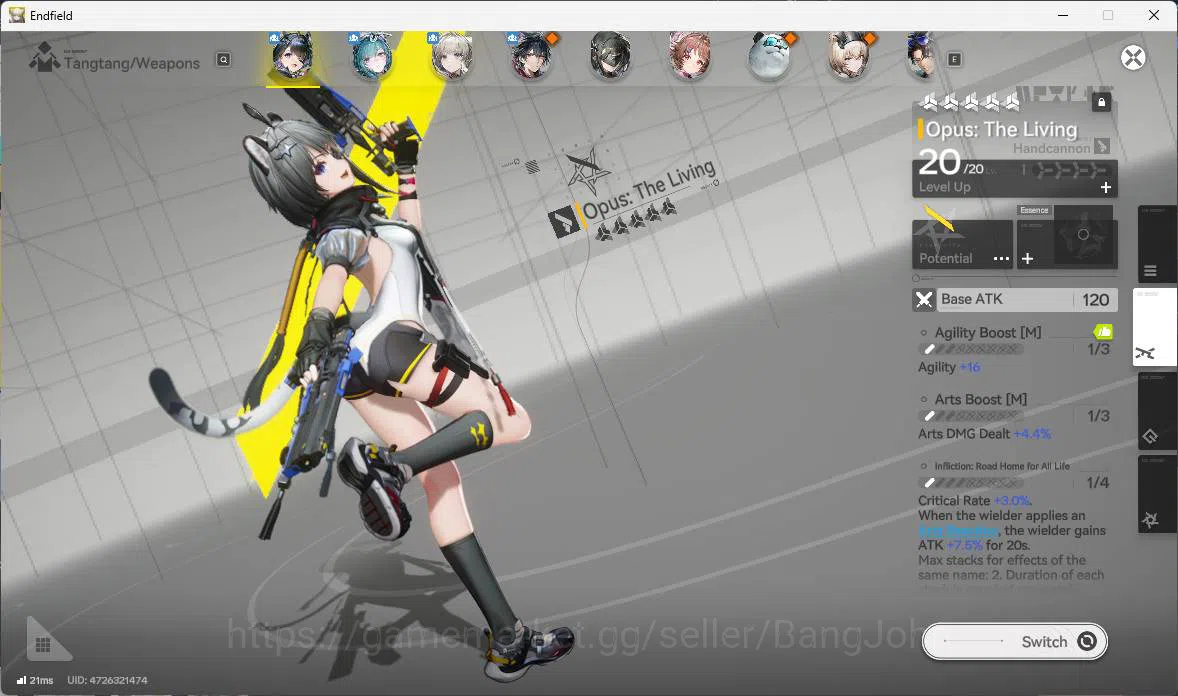 Arknights: Endfield Accounts ASIA, starter, TANGtang, Ardelia, WP 6S 2 more det image 7