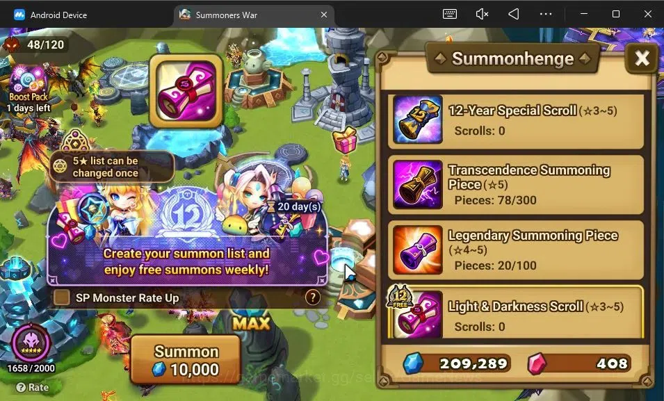 Summoners War: Sky Arena Accounts GLOBAL Lv 53|1 LD[Dyeus]|19 Total NB5[Jeogun,Mephi image 14