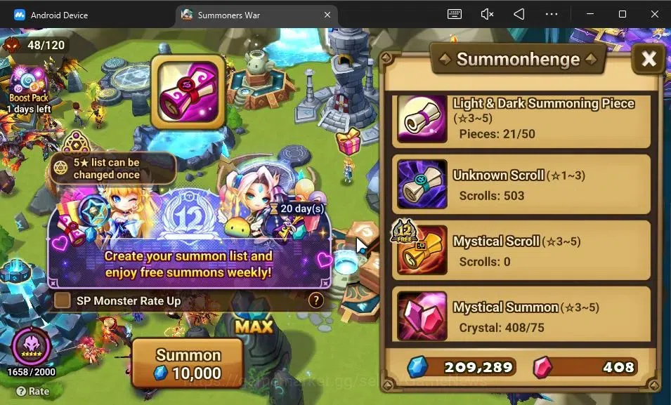 Summoners War: Sky Arena Accounts GLOBAL Lv 53|1 LD[Dyeus]|19 Total NB5[Jeogun,Mephi image 15
