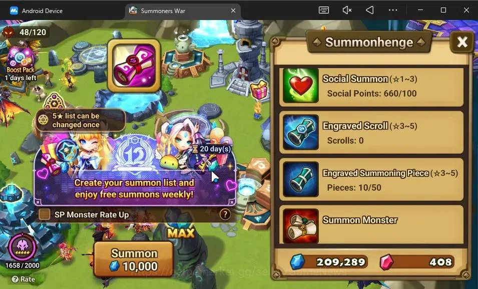 Summoners War: Sky Arena Accounts GLOBAL Lv 53|1 LD[Dyeus]|19 Total NB5[Jeogun,Mephi image 16