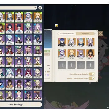 Genshin Impact Accounts Others ASIA | AR 56 | 4 Limited + 5 (*5 Weapon) | (Flins,Skirk)+Sign,Citlali,Ineffa | Standart