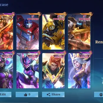 Mobile Legends: Bang Bang Accounts Collector Global|125H 219S|Renowned|TransformerJohnson,X.Borg|Collector Pharsa|Luckybox