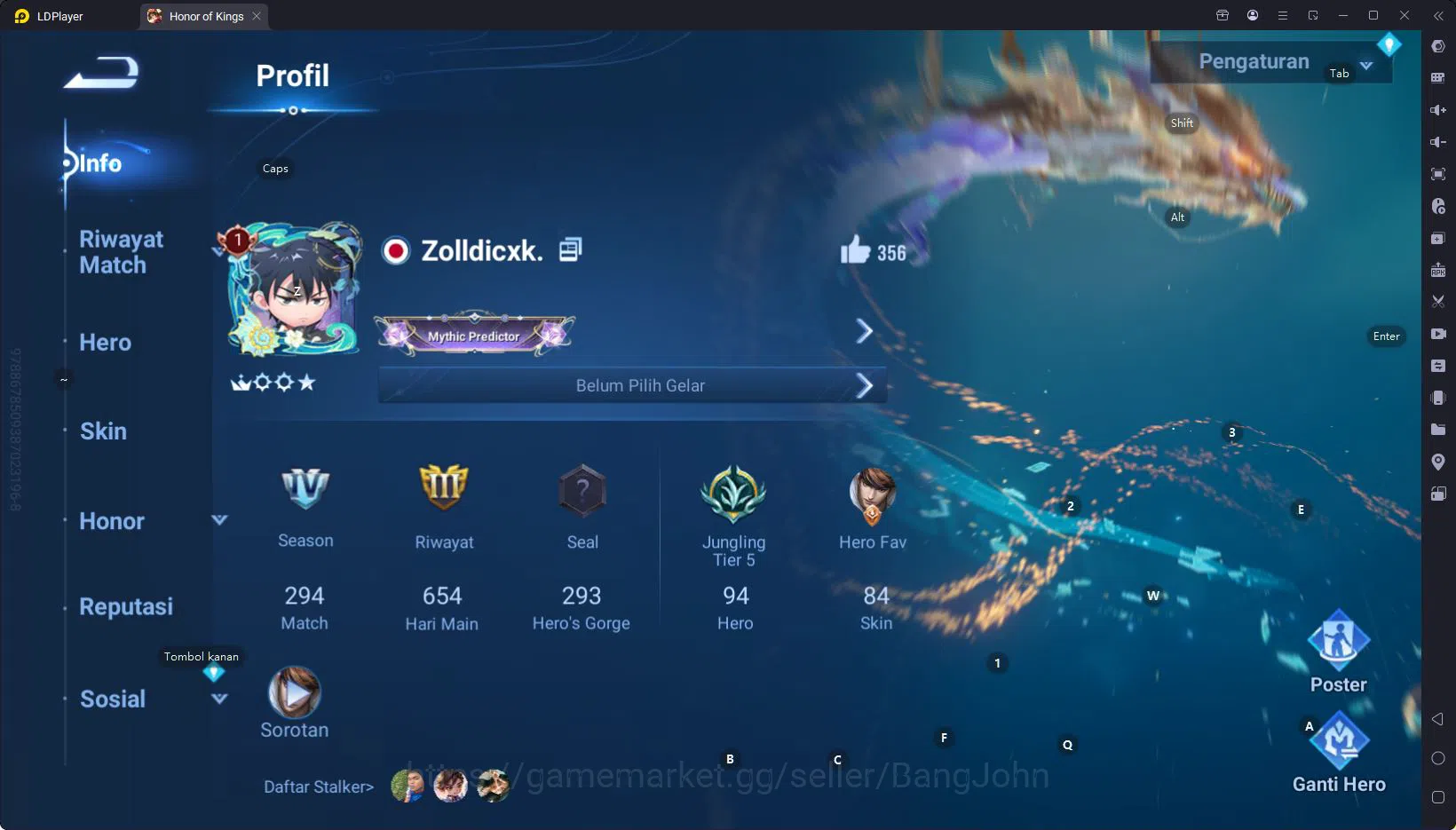 GLOBAL|HERO 94,SKIN 84,Jilong Lyn2024,Butlefly Event,Good Acc and many skin Event/Limited cek ss for more HOK204B Honor of Kings Others GLOBAL|HERO 94,SKIN 84,Jilong Lyn2024,Butlefly Eve image 1