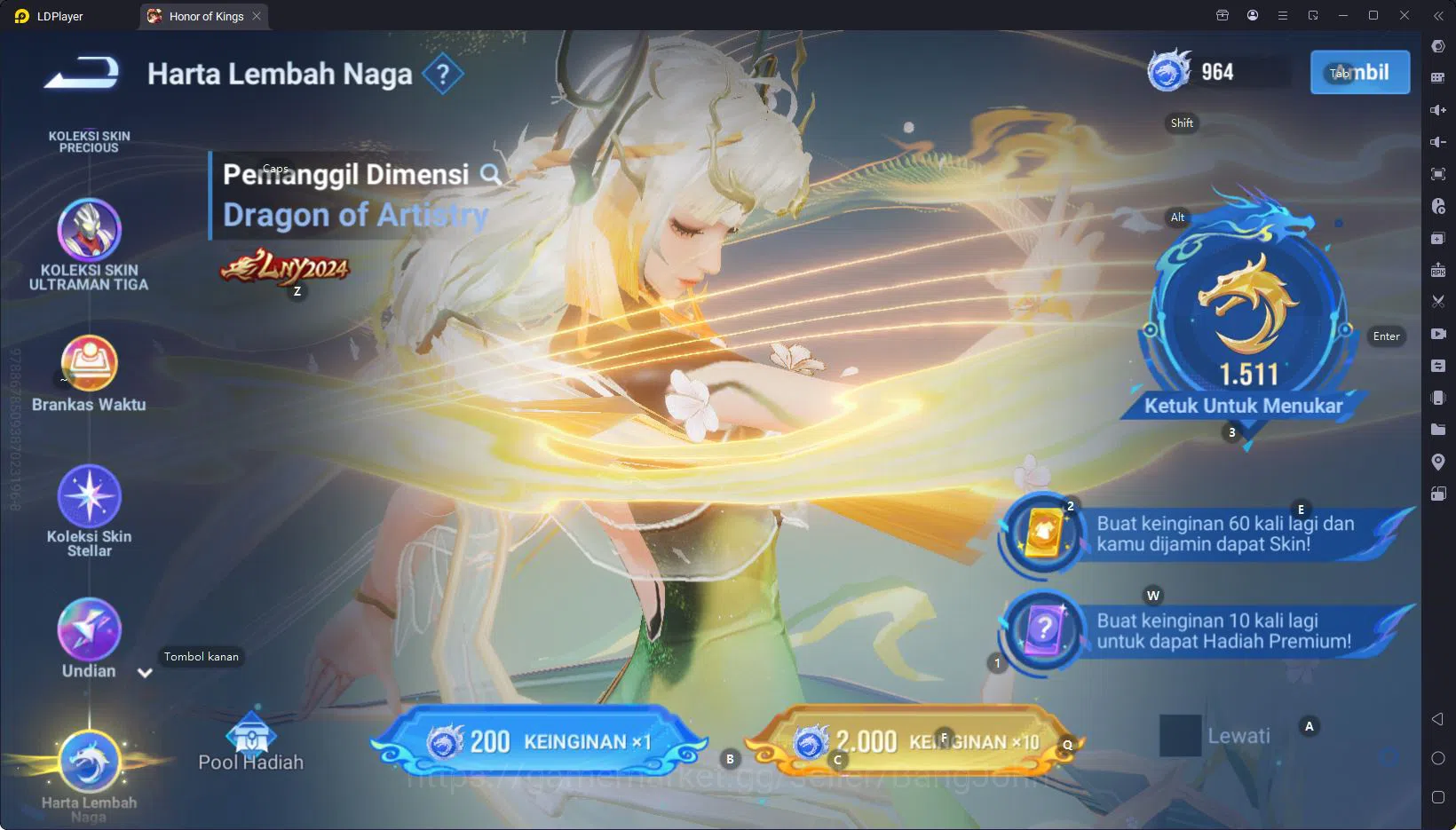 Honor of Kings Accounts Others GLOBAL|HERO 94,SKIN 84,Jilong Lyn2024,Butlefly Event,Good Acc and many skin Event/Limited cek 7