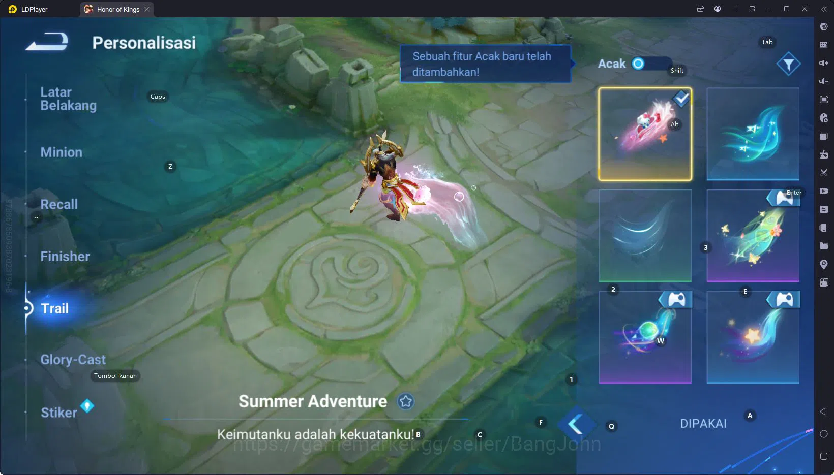 Honor of Kings Accounts Others GLOBAL|HERO 94,SKIN 84,Jilong Lyn2024,Butlefly Event,Good Acc and many skin Event/Limited cek 8