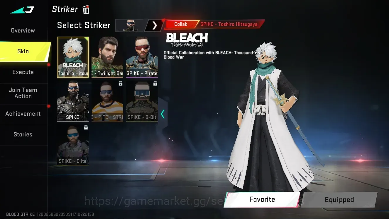 Blood Strike Accounts Collab Skin Asia|Eternal Uzi MAX,MP7 Lv3+Ultra Melee Butterfly,Talon|Collab Bleach 1