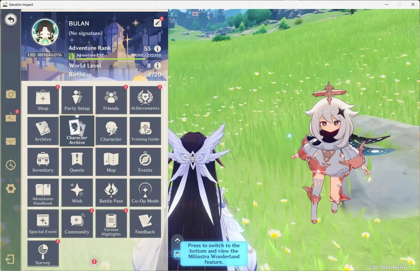 Genshin Impact Accounts ASIA|AR 55|6 Limit | Flins,Zibai,Nahida,Columbina+ image 1