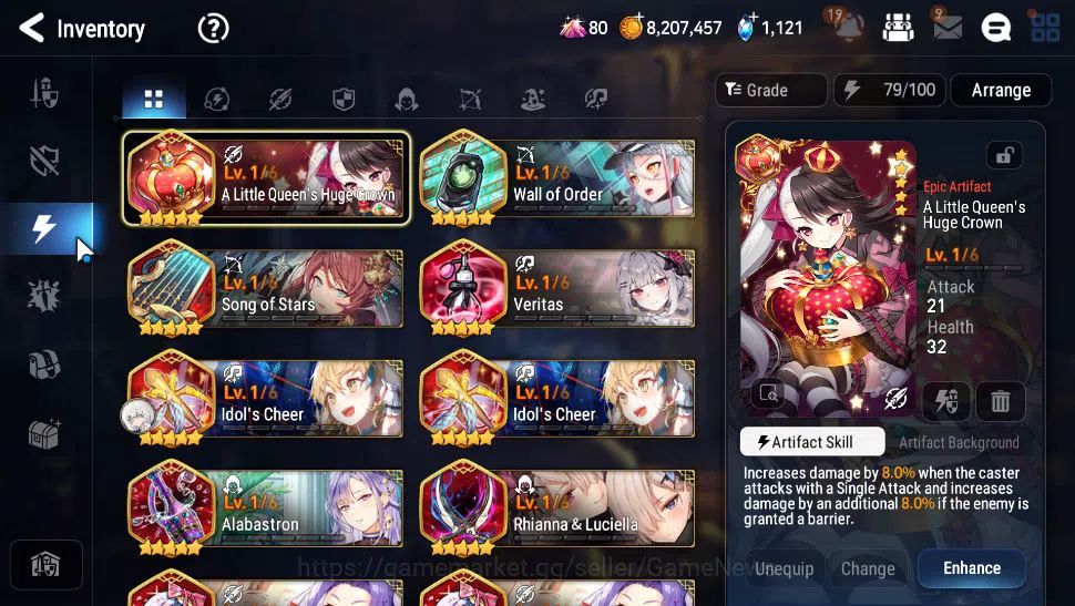 Epic Seven Accounts Mid-Tier GLOBAL Unverif|3 ML(LOT Scales,DB Senya,TE Kayron),Ruiza,P Byblis,Tenebria,etc|PoH ON|17K 14