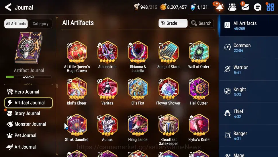 Epic Seven Accounts Mid-Tier GLOBAL Unverif|3 ML(LOT Scales,DB Senya,TE Kayron),Ruiza,P Byblis,Tenebria,etc|PoH ON|17K 8