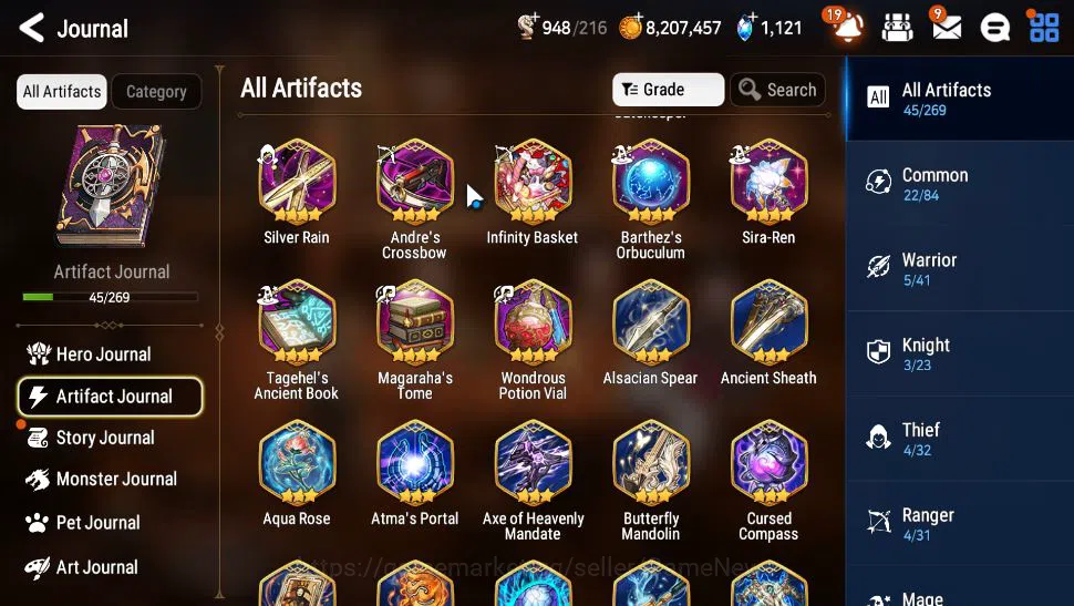 Epic Seven Accounts Mid-Tier GLOBAL Unverif|3 ML(LOT Scales,DB Senya,TE Kayron),Ruiza,P Byblis,Tenebria,etc|PoH ON|17K 9