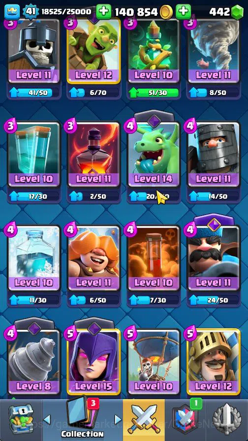 Clash Royale Accounts Lv 41|Trophy 8699|KTL 13|Limited Skin|Card 119| 1 image 10