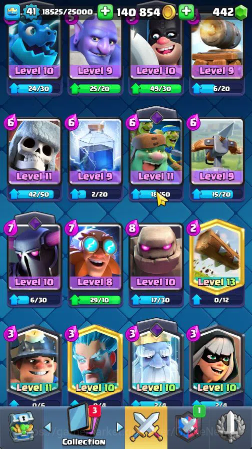 Clash Royale Accounts Lv 41|Trophy 8699|KTL 13|Limited Skin|Card 119| 1 image 11
