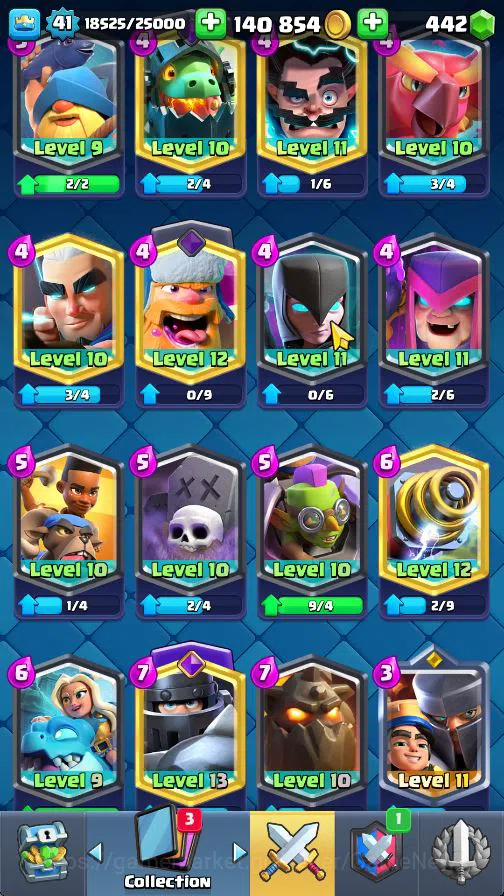 Clash Royale Accounts Lv 41|Trophy 8699|KTL 13|Limited Skin|Card 119| 1 image 12