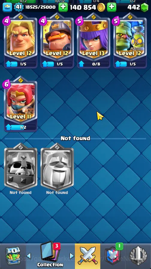 Clash Royale Accounts Lv 41|Trophy 8699|KTL 13|Limited Skin|Card 119| 1 image 13