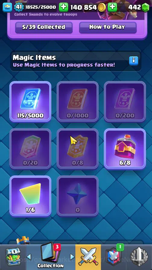 Clash Royale Accounts Lv 41|Trophy 8699|KTL 13|Limited Skin|Card 119| 1 image 14