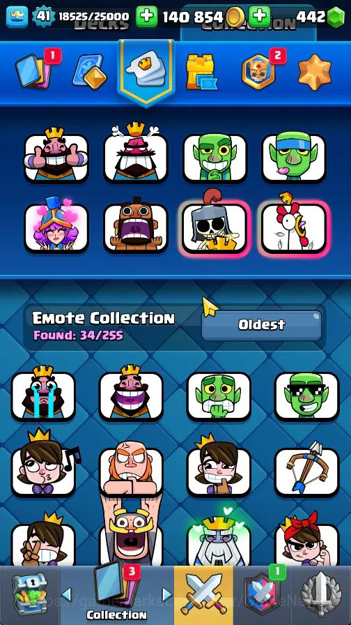 Clash Royale Accounts Lv 41|Trophy 8699|KTL 13|Limited Skin|Card 119| 1 image 15