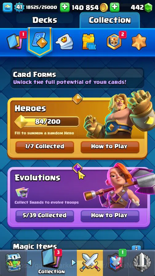 Clash Royale Accounts Lv 41|Trophy 8699|KTL 13|Limited Skin|Card 119| 1 image 5
