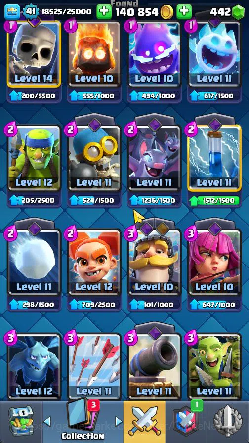 Clash Royale Accounts Lv 41|Trophy 8699|KTL 13|Limited Skin|Card 119| 1 image 6