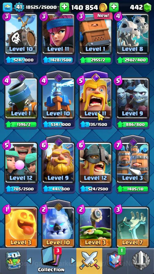 Clash Royale Accounts Lv 41|Trophy 8699|KTL 13|Limited Skin|Card 119| 1 image 7